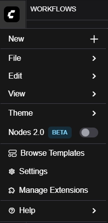 Manage Extensions ComfyUI